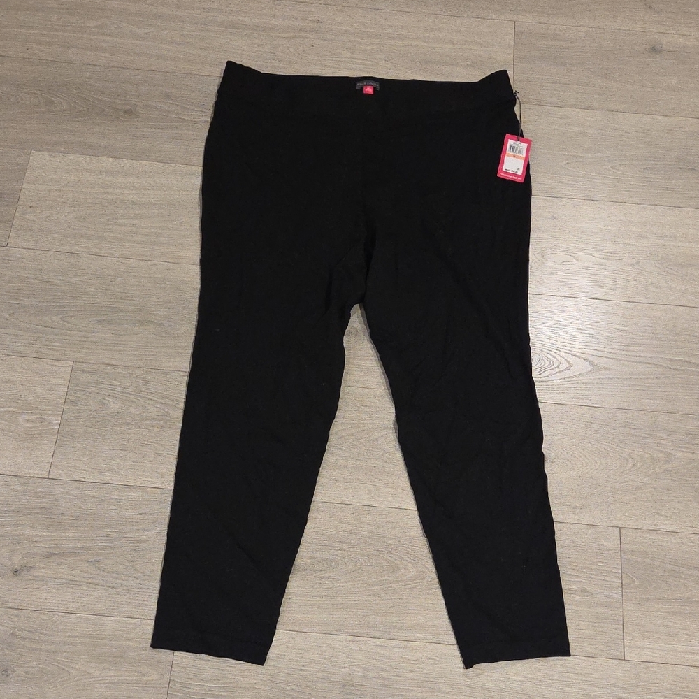 NWT Vince Camuto Essentials Pants In Black - Picture 1 of 5